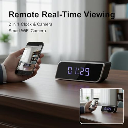 Clock Camera Multi-Functional 4K UHD Cameras with Night Vision