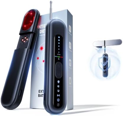 9-in-1 AI Hidden Camera Detector,RF Detector,GPS Detector,Anti Spy Detector