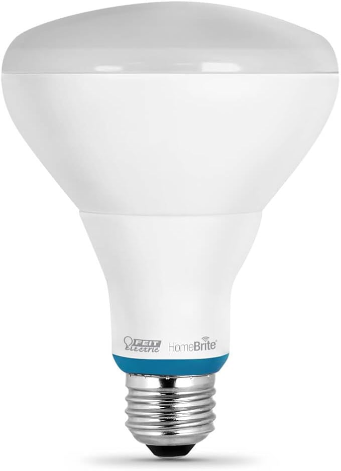 Feit Electric BR30/650/LED/HBR 65W Equivalent (2700K) Dimmable Bluetooth Smart HomeBrite LED Light Bulb, Soft White