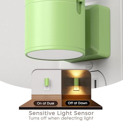 Briignite Night Lights Plug into Wall, Modern LED Night Light Plug in
