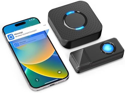 WiFi Wireless Doorbell, Smart Doorbell Chime with Phone App Alerts