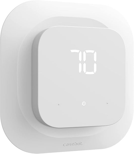 CaseBot Wall Plate Cover for Amazon Smart Thermostat 2021, White