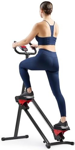 Sunny Health & Fitness Stair Stepper & Climber Exercise Equipment for Home Workout, Compact Cardio Training Machine
