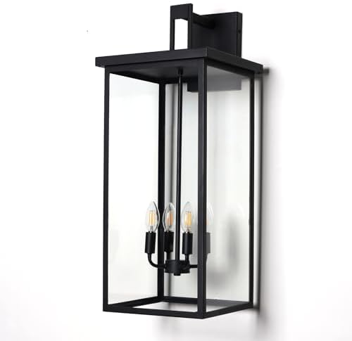 26 in Large Outdoor Wall Lantern Exterior Light Fixtures