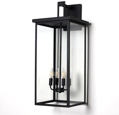 26 in Large Outdoor Wall Lantern Exterior Light Fixtures