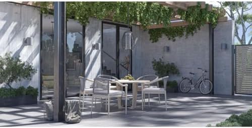 Progress Lighting Cylinder Outdoor Wall Light, Metallic Gray