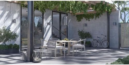 Progress Lighting Cylinder Outdoor Wall Light, Metallic Gray