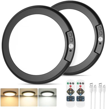 Rechargeable Motion Sensor Ceiling Light, Battery Operated Closet Light
