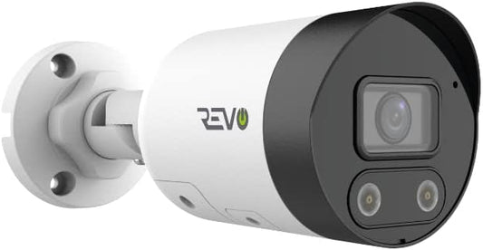 REVO America Ultra True 4K HD Smart Active Deterrence Bullet Security Camera