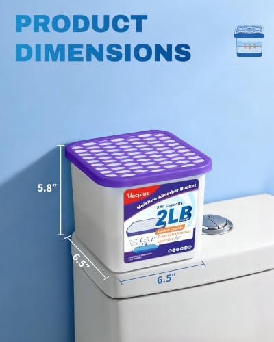 2 LB Vacplus Moisture Absorber, Strong Absorption, Lavender, 2 Pack