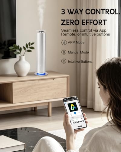 JEKAL Waterless Essential Oil Diffuser, Smart Cordless Scent Machine