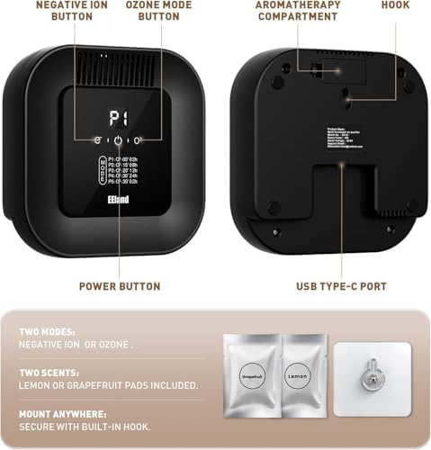 Cat Litter Deodorizer and Ozone Odor Eliminator with USB