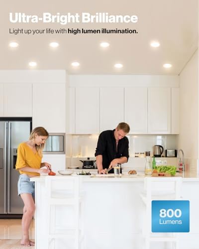 Sunco 12 Pack 4 Inch Slim LED Recessed Ceiling Lights, 5CCT, 10W, Dimmable
