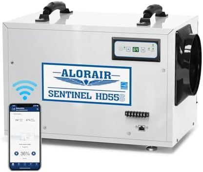 ALORAIR Smart Wi-Fi 120 Pints Energy Star Crawlspace Dehumidifier