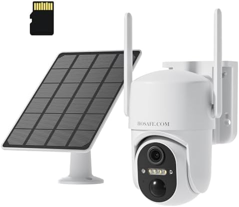 HOSAFE.COM Security Cameras Wireless Outdoor, 2K HD Color Night Vision