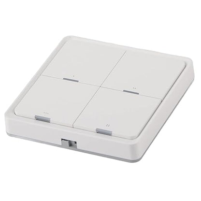Fydun Wireless Scene, 4-Way Wall Panel with Mobile App Control, No Wiring Required, Home Automation Remote Controller Bedrooms, Kitchens & Bathrooms