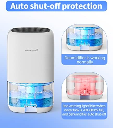 Dehumidifier,35 OZ Small Dehumidifiers for Bedroom for Home,Quiet with Auto Shut Off,Dehumidifiers-for Bedroom (280 sq. ft),Bathroom,RV,Closet,White,(Pack of 12)