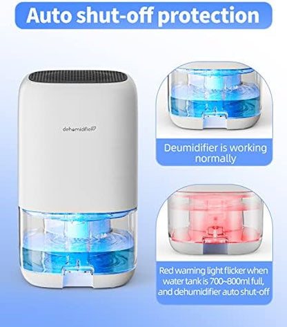 Dehumidifier,35 OZ Small Dehumidifiers for Bedroom for Home,Quiet with Auto Shut Off,Dehumidifiers-for Bedroom (280 sq. ft),Bathroom,RV,Closet,White,(Pack of 12)