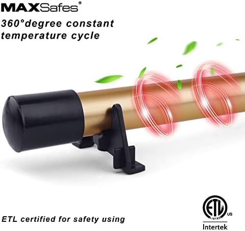 MAXSafes Gun Safe Dehumidifier High Power - Much warmer (up to 150°F) to better Protect Your Valuables from Moisture and Corrosion, ETL Approved, 24in