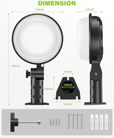 150W LED Barn Light Dusk to Dawn, 21000LM Outdoor Yard Light 5000K Aluminum