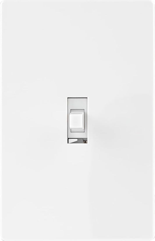 Enbrighten 800 Series Z-Wave Toggle Dimmer, Long Range 800LR, Quick Fit, Simple Wire, Direct 3-Way (No Add-On Switch Needed), Smart Hub Required, Compatible with Alexa, Google Home, 76595