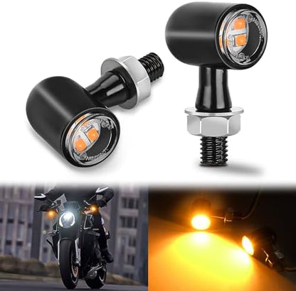 Nilight Motorcycle LED Turn Signal Lights, for Harley Honda Kawasaki Yellow