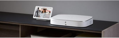 Lorex N841A82 8 Channel Fusion Series 4K HD 2TB IP Ultra HD Security System Network Video Recorder (NVR) with mart Motion Detection and Voice Control, Smart Home, White (Renewed)