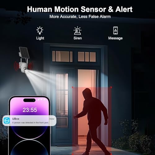 HOSAFE.COM Security Cameras Wireless Outdoor, 2K HD Color Night Vision