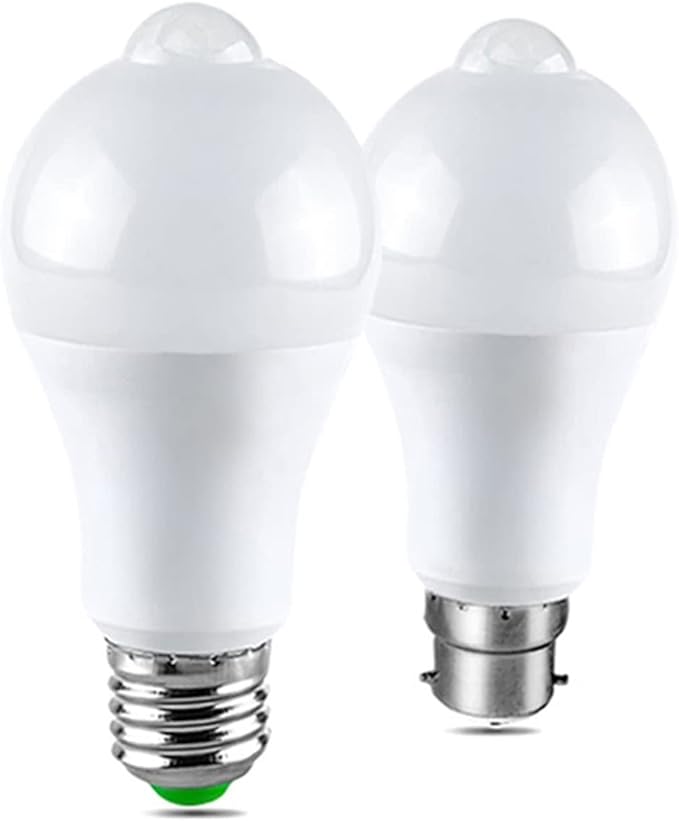 Wide Voltage Lights 5pcs AC85-265V B22 E27 LED Night Light Motion Activated ON/Off PIR Motion Sensor LED Lamp Light Smart Induction Bulb Stair Hallway Night Lamp Household Bulbs