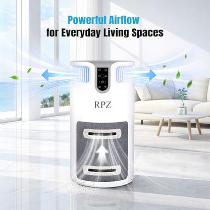 RPZ Smart Pet Air Purifier with WiFi, Washable HEPA Filter