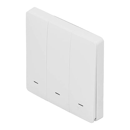 YWBL-WH Scene Switch Push Button Smart Power Switch, Wireless Control for Tuya Devices, Ideal for Home Automation and Convenience in Everyday Use
