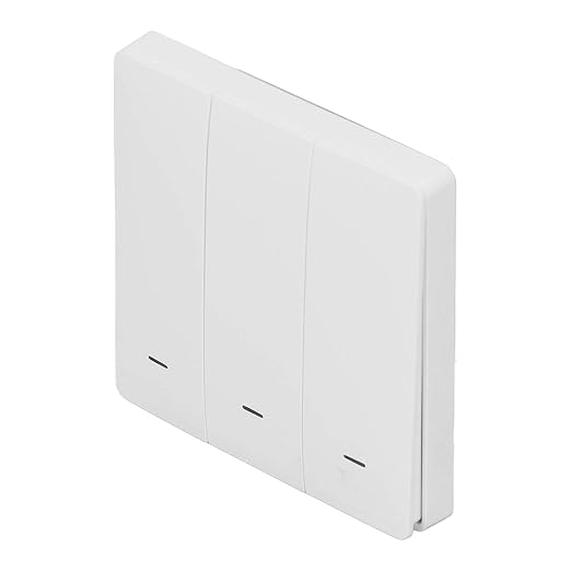 YWBL-WH Scene Switch Push Button Smart Power Switch, Wireless Control for Tuya Devices, Ideal for Home Automation and Convenience in Everyday Use