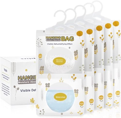 Vacplus Moisture Absorber, 5Pack Hanging, Strong Absorption, Unscented