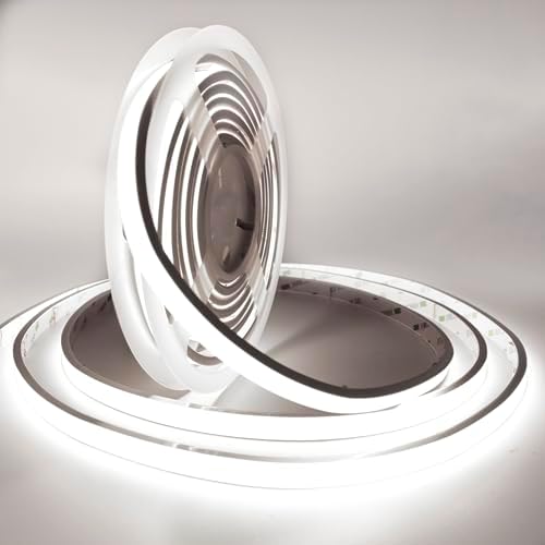 Pandery COB LED Strip Lights,24V Daylight White 6000K,Ip67 Waterproof led Light Strip,480LEDs/M,16.4ft/5M,CRI90+ Outdoor led Strip for Bathroom Decor,Pool,Garden(Power Not Included)