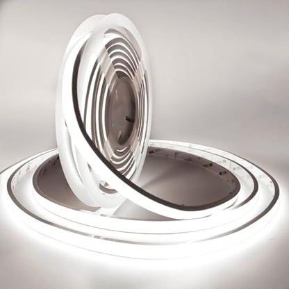 Pandery COB LED Strip Lights,24V Daylight White 6000K,Ip67 Waterproof led Light Strip,480LEDs/M,16.4ft/5M,CRI90+ Outdoor led Strip for Bathroom Decor,Pool,Garden(Power Not Included)