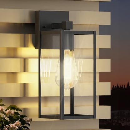 WIHTU 13in Outdoor Porch Light Wall Mount, Exterior Lighting Fixture