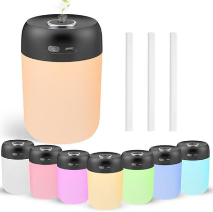 Plant Humidifier Indoor, 650ml Humidifier for Plants, Black