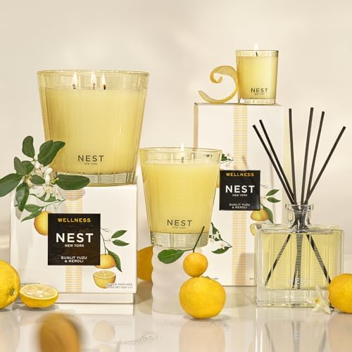NEST New York Smart Home Fragrance Diffuser Refill Smart Vials, Sunlit Yuzu & Neroli - Set of 2 - Designed for NEST x Pura 3 and NEST x Pura 4 Diffusers - Cruelty Free, Vegan