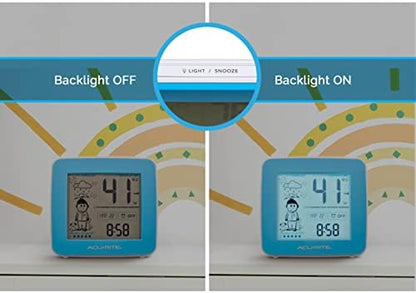 AcuRite What-to-Wear Weather Station with Alarm Clock, Time, Date, and Wireless Outdoor Sensor for Hyperlocal Forecast and Outdoor Temperature (00777)