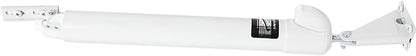 Touch 'n Hold Smooth Door Closer - Single Kit (White) - Standard-Duty Door Closer with Touch-Button Hold Open Feature & Smooth Closing Motion – for (Medium & Lightweight) Storm, Screen Doors.