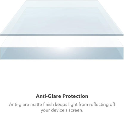 ZAGG Glass Elite Anti-Glare Screen Protector for Apple iPhone 14 Pro - 5X Shatter Protection, Anti-Fingerprint Technology, InvisibleShield, Easy to Install