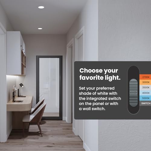 Feit Electric 6in LED Recessed Downlight Retrofit Kit, 75W Eq