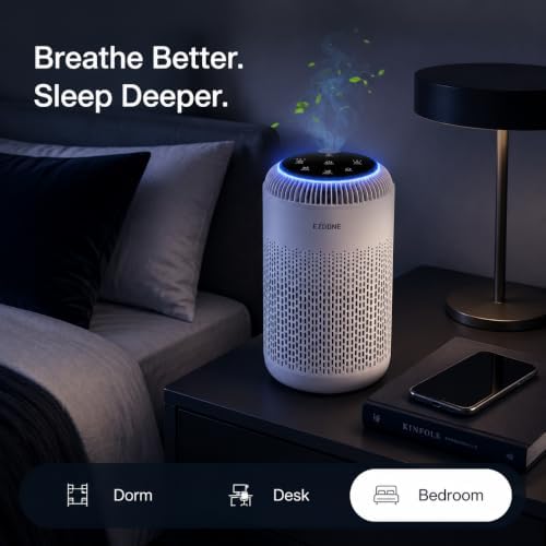 Air Purifiers for Home, Bedroom with Essential Oil Diffuser