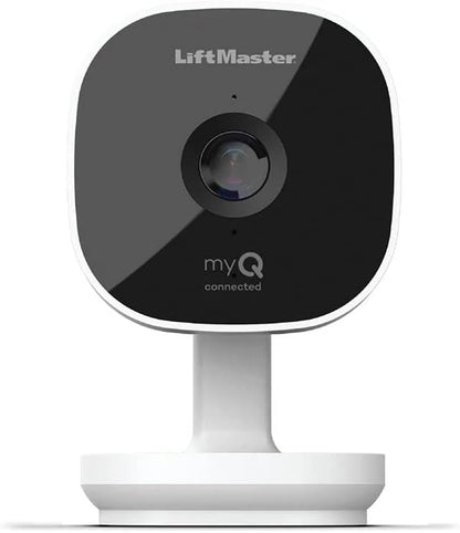 FAS LiftMaster myQ Smart Garage HD Camera - WiFi Enabled - myQ Smartphone Controlled - Two Way Audio - Works with Key by Amazon in-Garage Delivery - Model MYQ-SGC1WLM, White