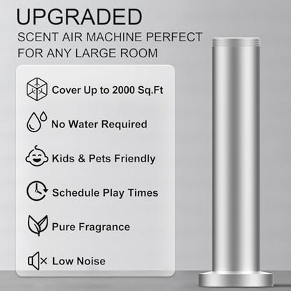 Wireless Hotel Scent Diffuser Starter Kit,Waterless Diffuser for 2000 Sq Ft