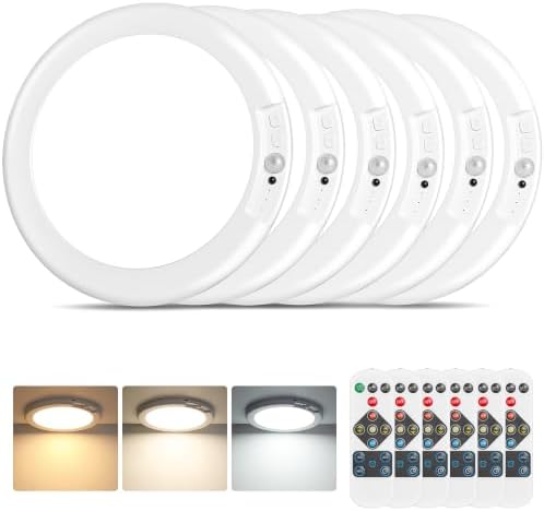 Rechargeable Motion Sensor Ceiling Light, Battery Operated Closet Light