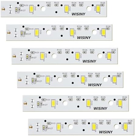 WISINY WR55X26671 LED Light Board for GE Refrigerator Led Replacement 6PCS