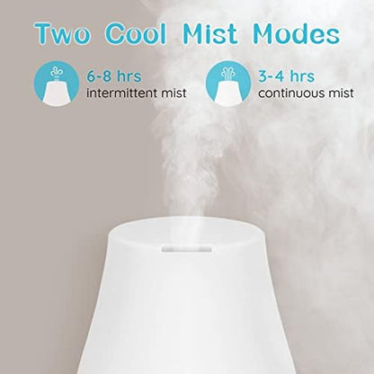 Homeweeks Diffusers, 100ml Colorful Essential Oil Diffuser with Adjustable Mist Mode, Auto Off Aroma for Bedroom/Office/Trip (100 ML 3 Pack)