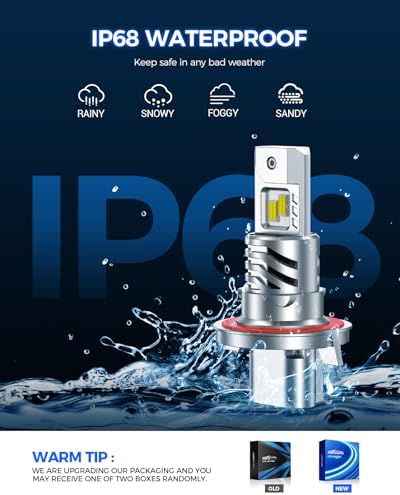 Marsauto H13 Fog Light Bulbs, 3 Mins Plug N Play, Pack of 2