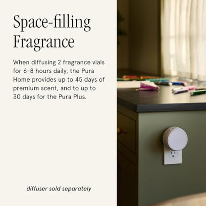 Pura x Illume Home Diffuser Refill, Single Refill, Rhubarb Honey